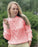 European And American Leisure Diamond Hollow Round Neck Long Sleeve Sweater