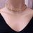 IngeSight.Z Goth Gothic Metal Twisted Rope Chain Choker Necklace Simple Minimalist Short Clavicle Collar Neck Necklaces Jewelry