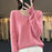 Women's Wool Sweater V-neck Autumn And Winter New Solid Color Loose-fitting Versatile Wool Loose Bottoming Shirt