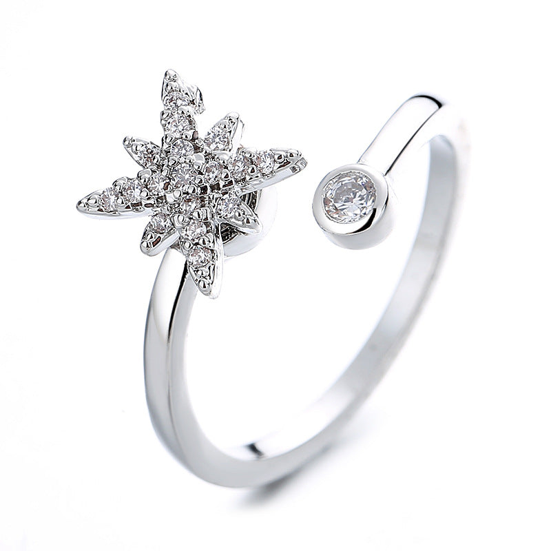 Lady's Flower Decompression Pressure-resistant Ring