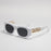 Square Spectacle Frame Black Women's Fashion Sunglasses