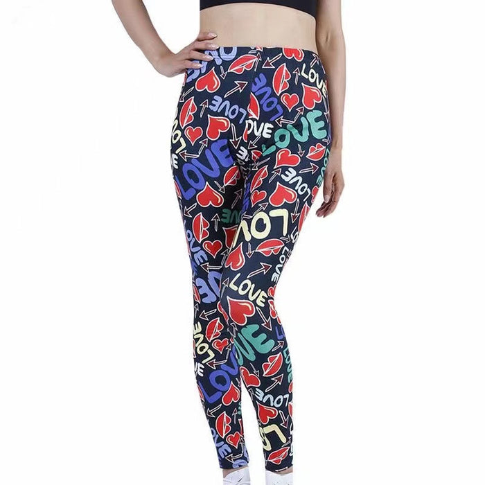 Fashion Printed Stretch Slimming Leggings Women