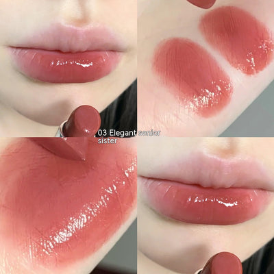Smooth Glossy Lipstick Color Mirror