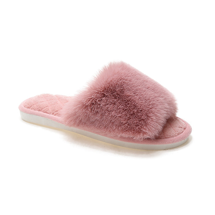 Women's Home Flat Warm Online Influencer Fashion Cotton Slippers