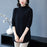 Half Turtleneck Knitted Warm Woolen Skirt Women's Winter Loose