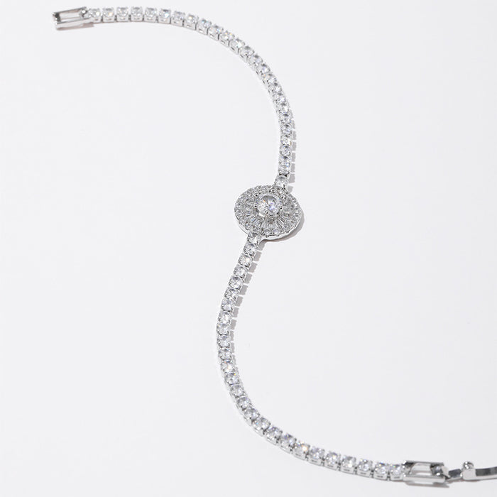 Color-preserving Light Luxury Full Zircon Exquisite Bracelet