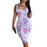 Women's Digital Printing Sleeveless Slim Vest Dress