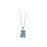 Fashionable All-match Micro Inlaid Zircon Electroplated Real Gold Turquoise Bear Necklace Pendant Light Luxury