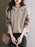 Women's Sweater Idle Style Casual Hooded Loose Sweater Long Sleeve