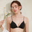 French Sexy Underwear Women's Front Buckle Triangle Cup Wireless Bra Thin