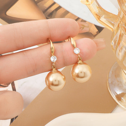Women's Advanced French Simple Pearl Earrings