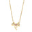 Love Heart Bow Tie Necklace Does Not Fade For Women