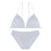 French Sexy Underwear Women's Front Buckle Triangle Cup Wireless Bra Thin