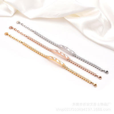 Popular Light Luxury Advanced Diamond Superior Shell Bracelet