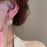 Flower Rhinestone-embedded Ball Earrings Fashion Ear Clips