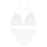 French Sexy Underwear Women's Front Buckle Triangle Cup Wireless Bra Thin