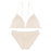 French Sexy Underwear Women's Front Buckle Triangle Cup Wireless Bra Thin