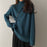 Idle Style Mock Neck Design Sense Loose Thick Inner Sweater Niche Top