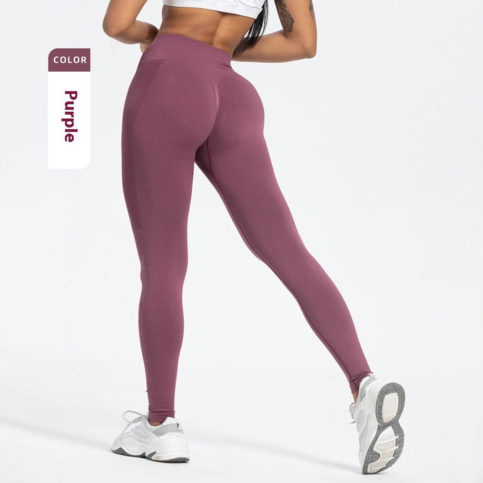 European And American Sports Seamless Hip Raise Yoga Pants Women