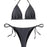 New Solid Color Simple Bikini Split Swimsuit Swimwear