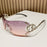 Lingsnake Metal Frameless Integrated Personality Entry Lux Sunglasses Internet Celebrity