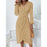 Women's Fashion Puff Sleeve Irregular Dress