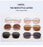 Oval Frame Metal Chain Sunglasses For Women