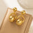 Fashion Popular Golden Pierced Geometric Earrings